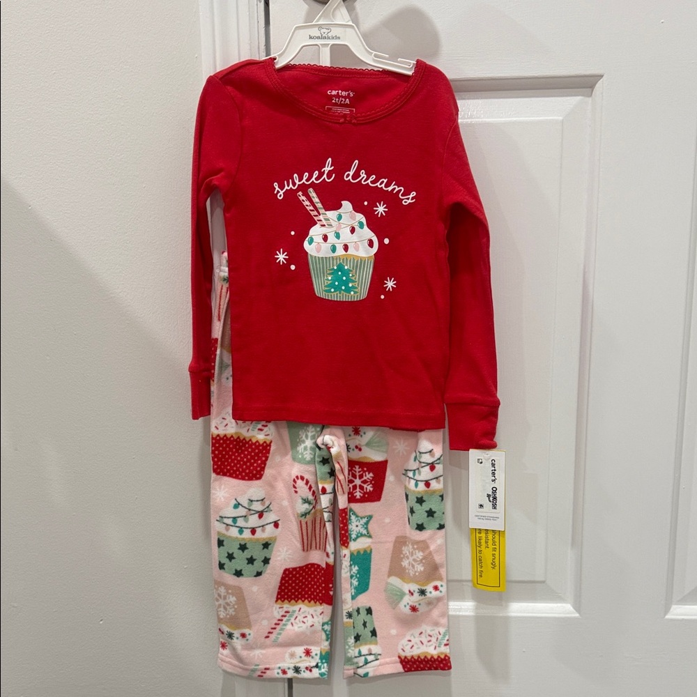 Carter's Festive Red and White Pajama Set